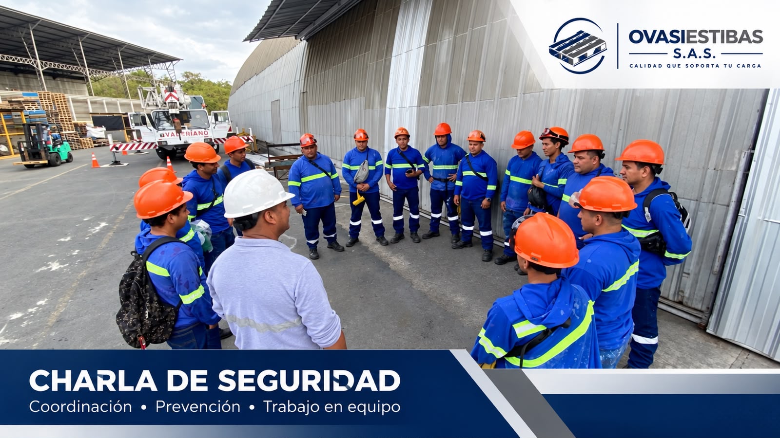Charla de seguridad y coordinación previa del equipo