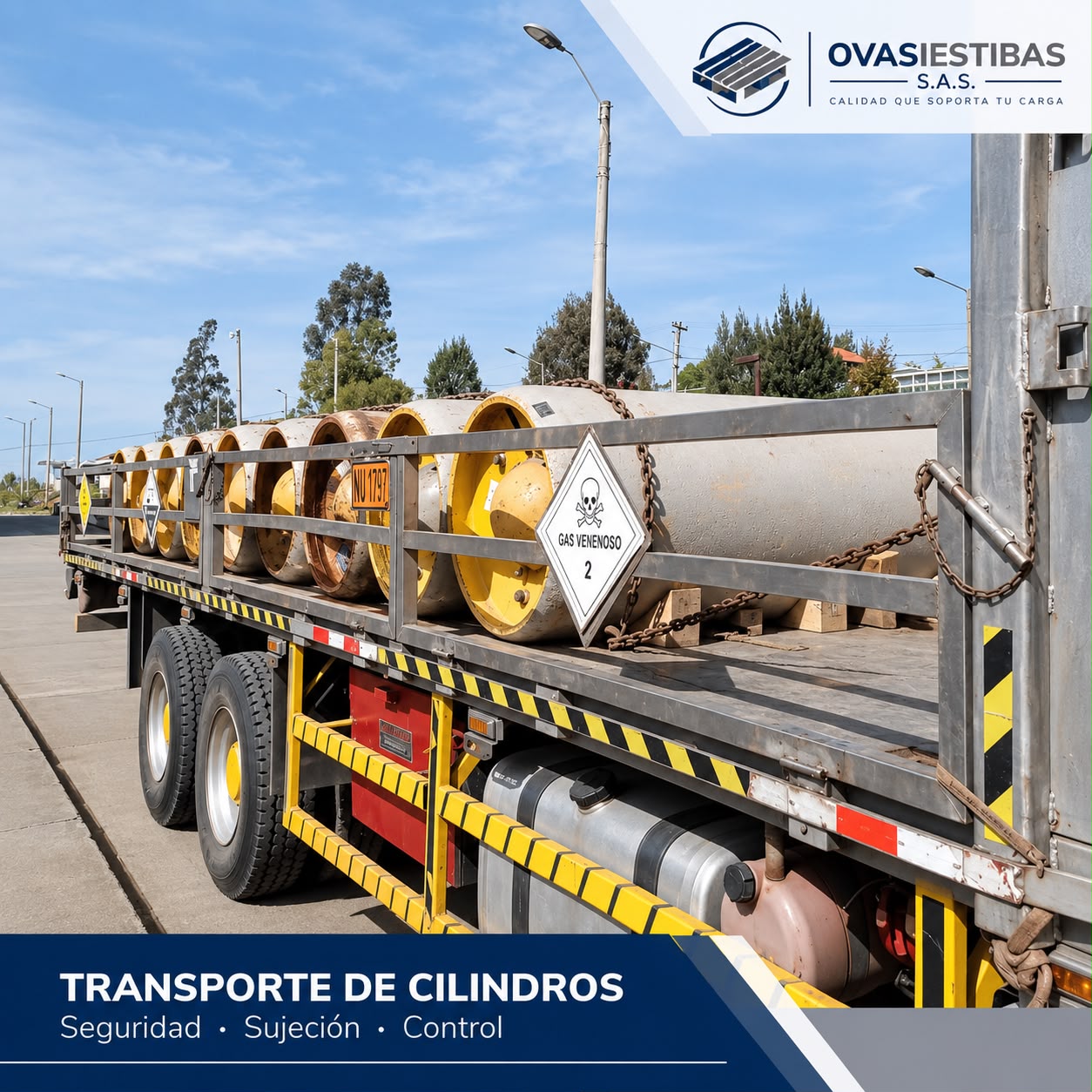 Transporte y sujeción de cilindros